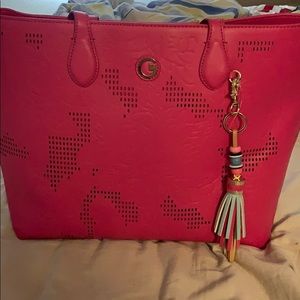 Gianni Bini large hot pink tote. Never used.